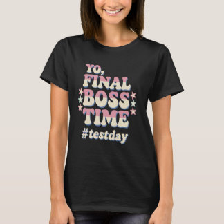 Yo, Final Boss Time with Stars T-Shirt