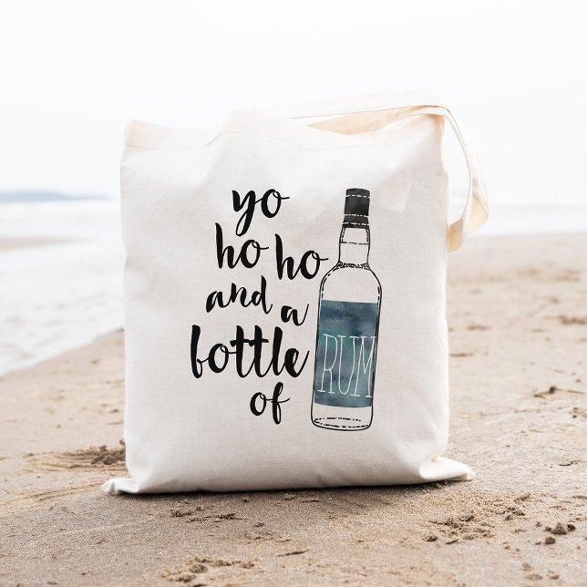 Yo Ho Ho Bottle of Rum Tote Bag (Creator Uploaded)