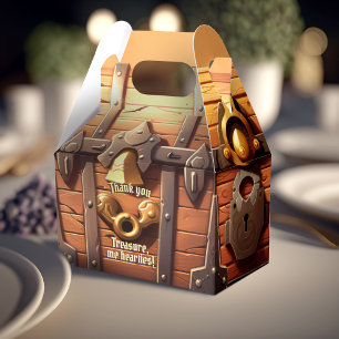 Yo-Ho-Ho Pirate Treasure Chest Foldable Gift Box