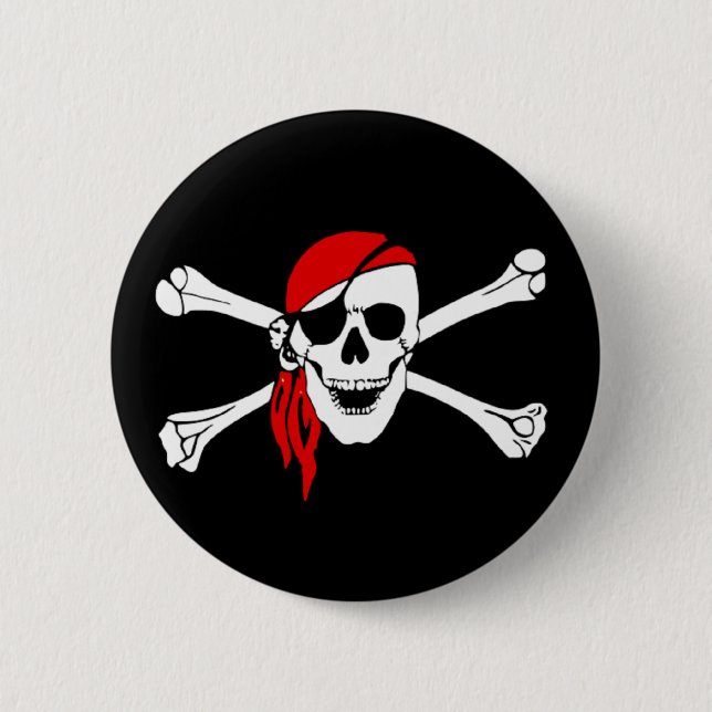 Yo Ho Pirate Button (Front)