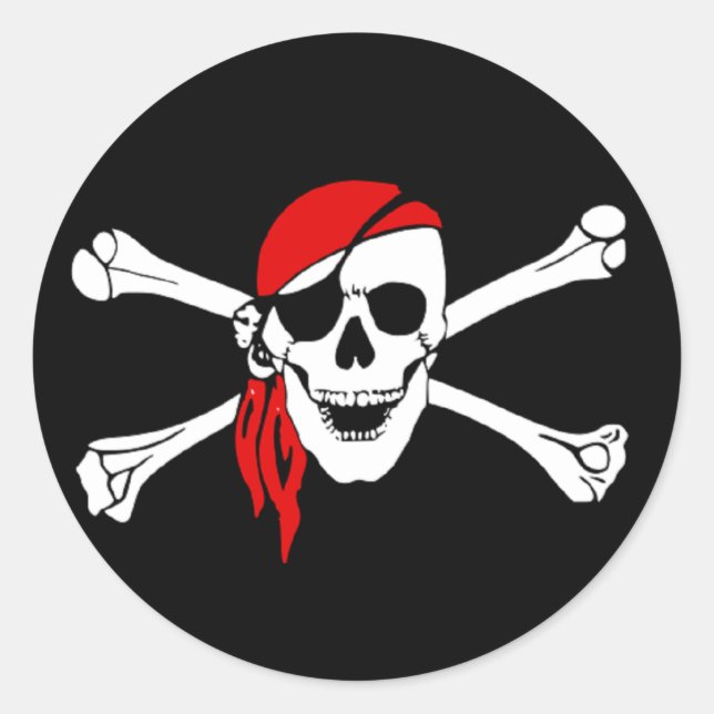 Yo Ho Pirate Sticker 2 (Front)