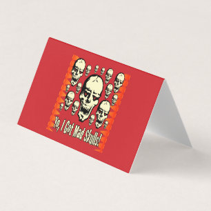 Yo I Got Mad Skulls Gfx BG-02 Tent Card
