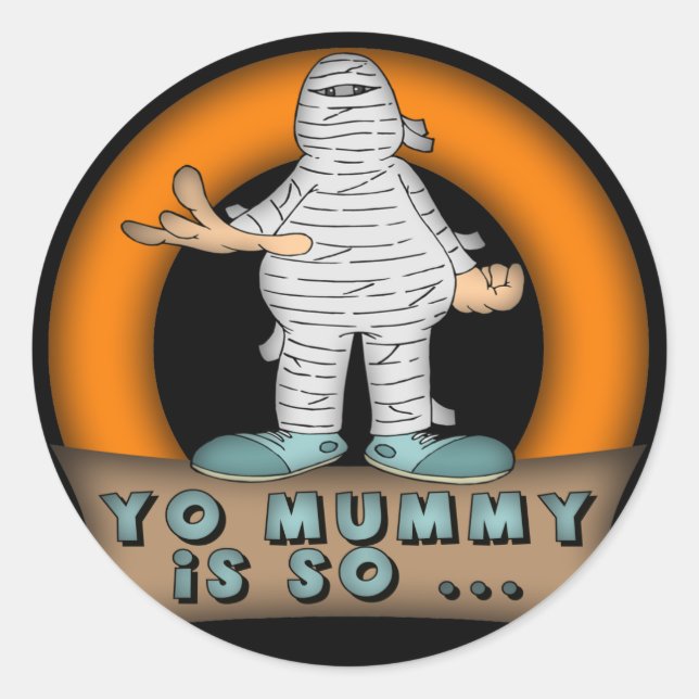 Yo Mummy Stickers (Front)