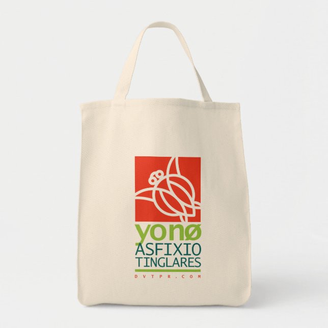 Yo no asfixio tinglares. tote bag (Front)