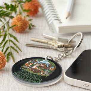Yo quisiera ser civilizado 2 key ring