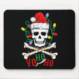 Yo S Ho Pirate Boat Cruise Xmas Skull Crossbones C Mouse Pad