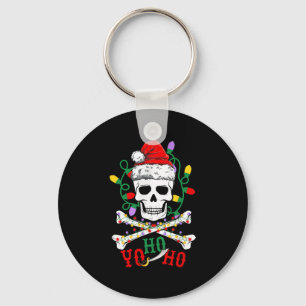 Yo S Ho Rate Boat Cruise Xmas Skull Crossbones Chr Key Ring