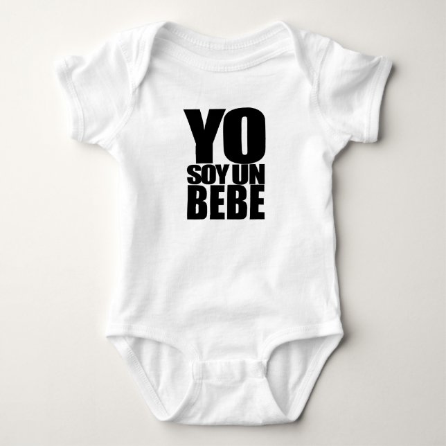 Yo Soy Un Bebe Baby Bodysuit (Front)