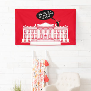 YO TRUMP - WHITEHOUSE MAGA Again Banner