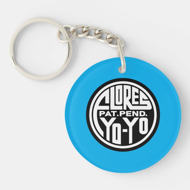 Yo-Yo Logo Art Key Ring (Front)