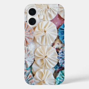Yo Yo Quilt Pattern iPhone 16 Case
