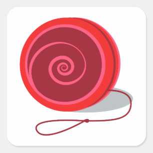 Yo-Yo Square Sticker