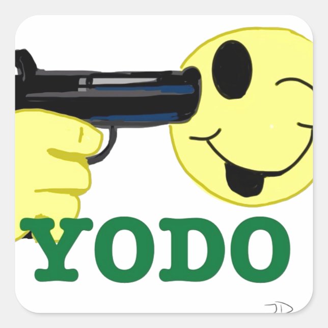 YODO SQUARE STICKER (Front)