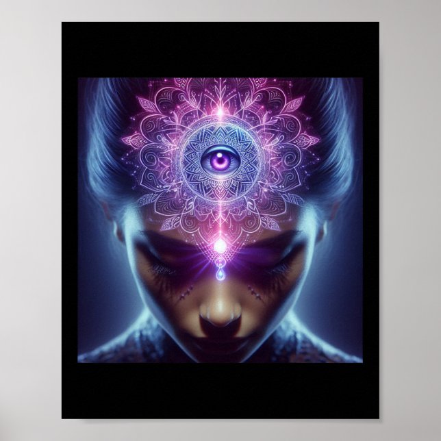 Yoga Ajna Awareness Third Eye Chakra Brahman _1  Poster (Front)