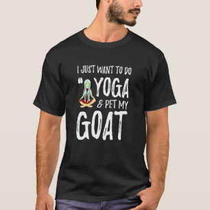 Yoga And Goat For Goat Mum Idea T-Shirt