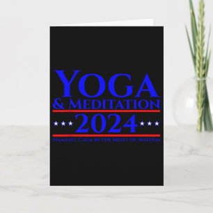 Yoga And Meditation - Namaste Calm - Card