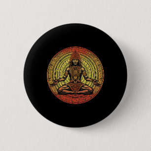 Yoga And Meditation Zen Buddhism 6 Cm Round Badge