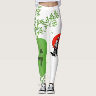 yoga and samurai leggings