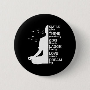 Yoga Apparel Co. Meditation Yoga Buddhism Spiritua 6 Cm Round Badge