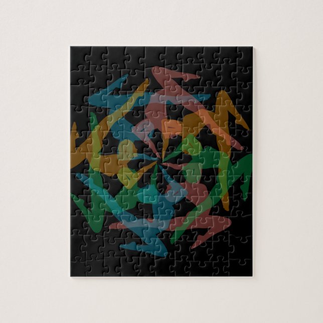 Yoga art jigsaw puzzle (Vertical)