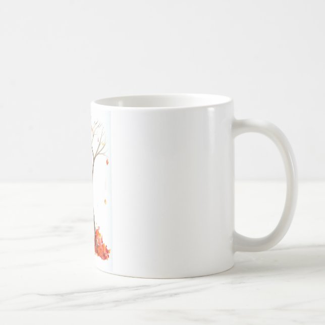Yoga Art Mug - Tree Pose (Right)