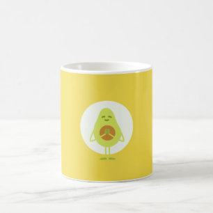 Yoga avocado coffee mug