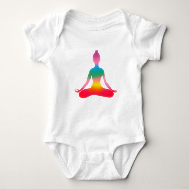 Yoga Baby  Jersey Bodysuit (Front)