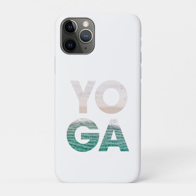Yoga Beach Scene Case-Mate iPhone Case (Back)