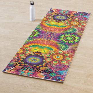 Yoga beautiful colours fitness Personalised YOGA Mat
