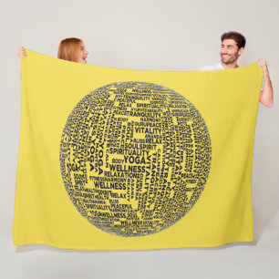 YOGA BELIEFS FLEECE BLANKET