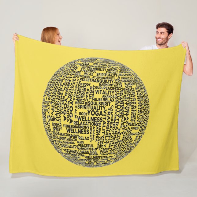 YOGA BELIEFS FLEECE BLANKET (In Situ)