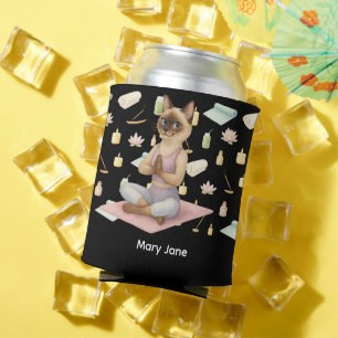 Yoga Birthday Party for Siamese Cat Lovers Can Cooler