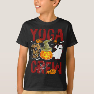 Yoga Boo Crew Halloween Yoga Instructor Costume T-Shirt