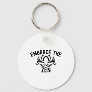 Yoga Buddhism Zen Spiritual Yoga Meditation  Key Ring
