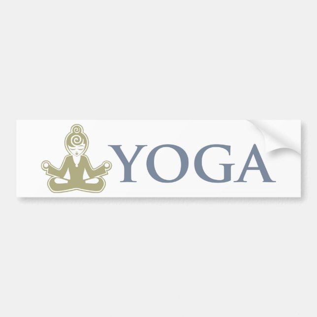 Yoga Bumper Sticker (Front)