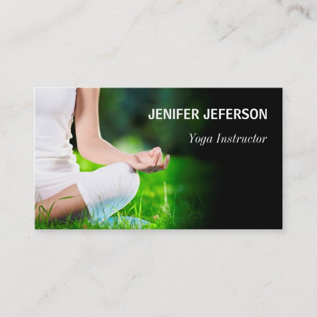 Yoga Business Card (Front)