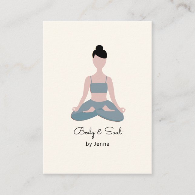  Yoga Business Card (Front)