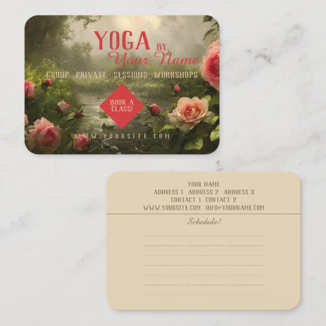 YOGA - Business Card (Front/Back)