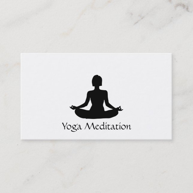Yoga Business Card (Front)