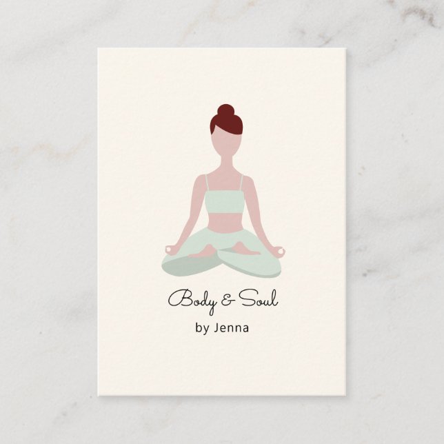  Yoga Business Card (Front)