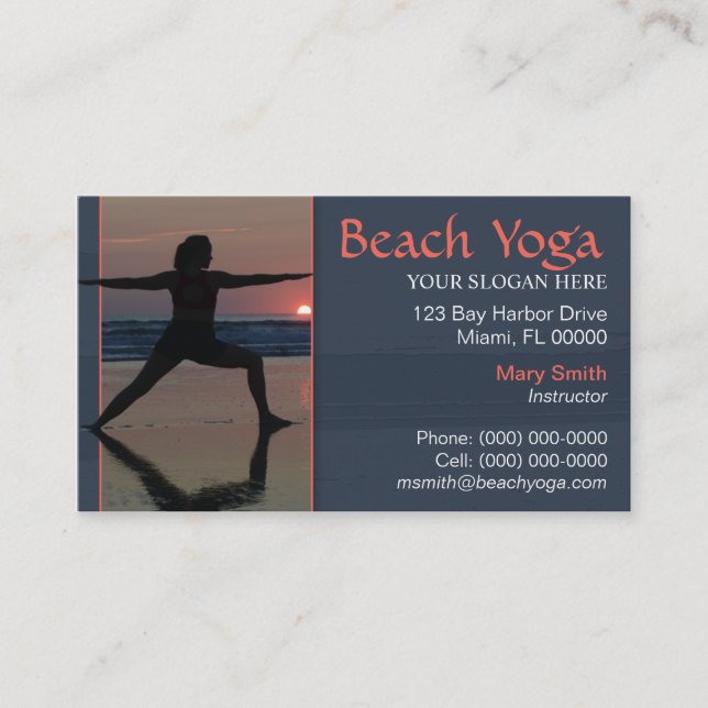 Yoga Business Card (Front)