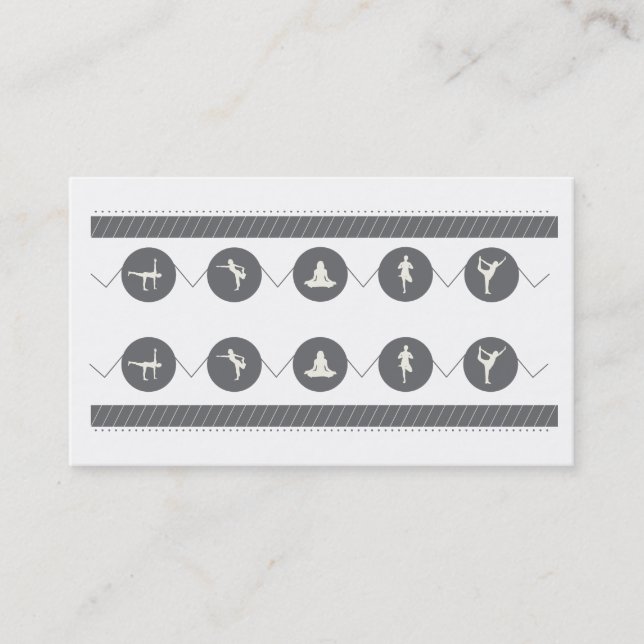 Yoga Business Card 10 Class Pass (Front)