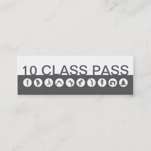 Yoga Business Card 10 Class Pass