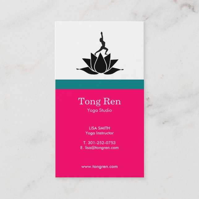 Yoga Business Cards (Front)
