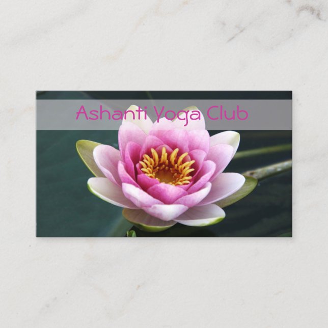 Yoga Business Cards (Front)