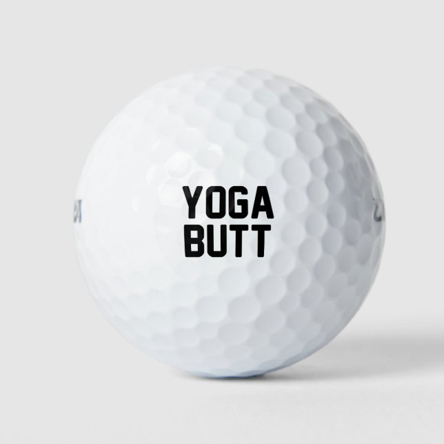 Yoga Butt Golf Balls (Front)