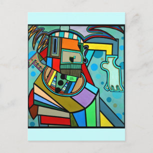 "Yoga" by Ruchell Alexander Postcard