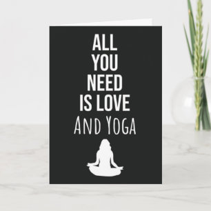 Yoga Cards For Yogi Woman For Her