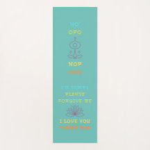 Yoga carpet Ho'OPONOPONO