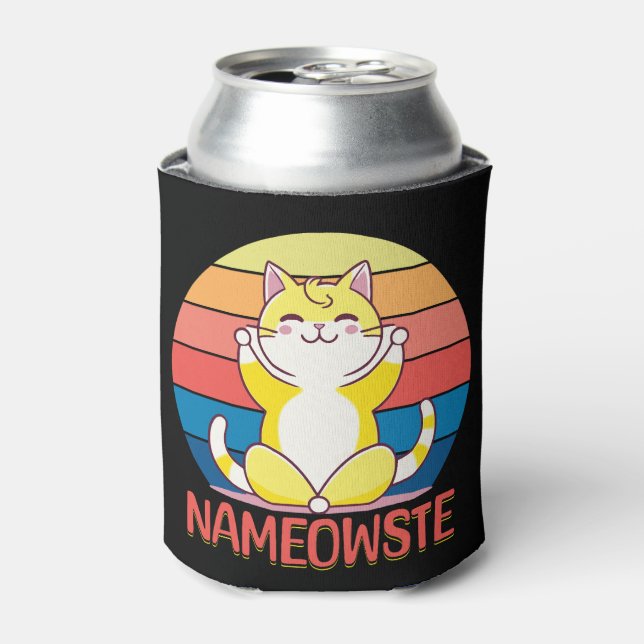 Yoga cat can cooler (Can Front)